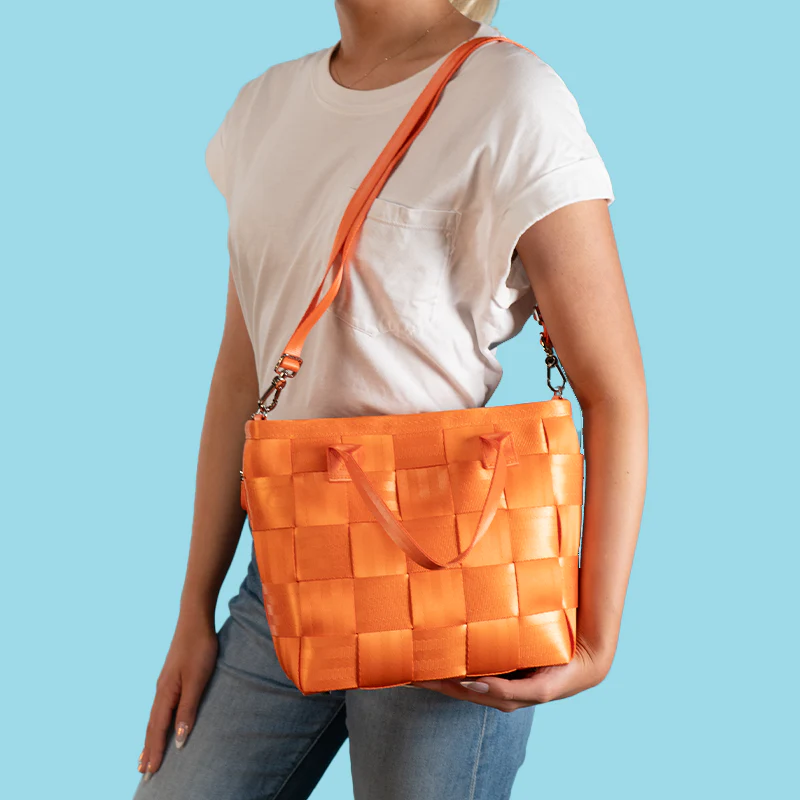 Crossbody Tote / Orange - Image 2