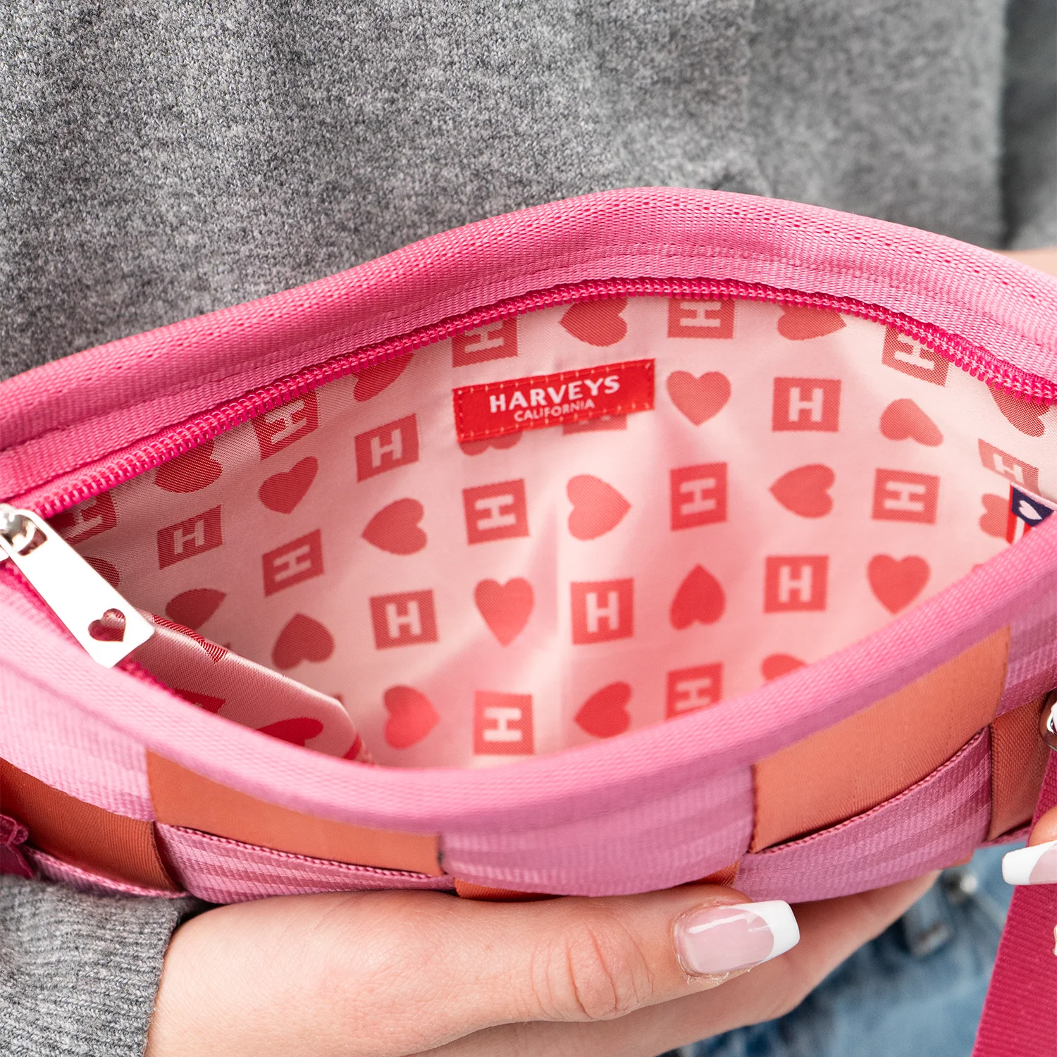 Hip Pack / Coral N Fuchsia - Image 4