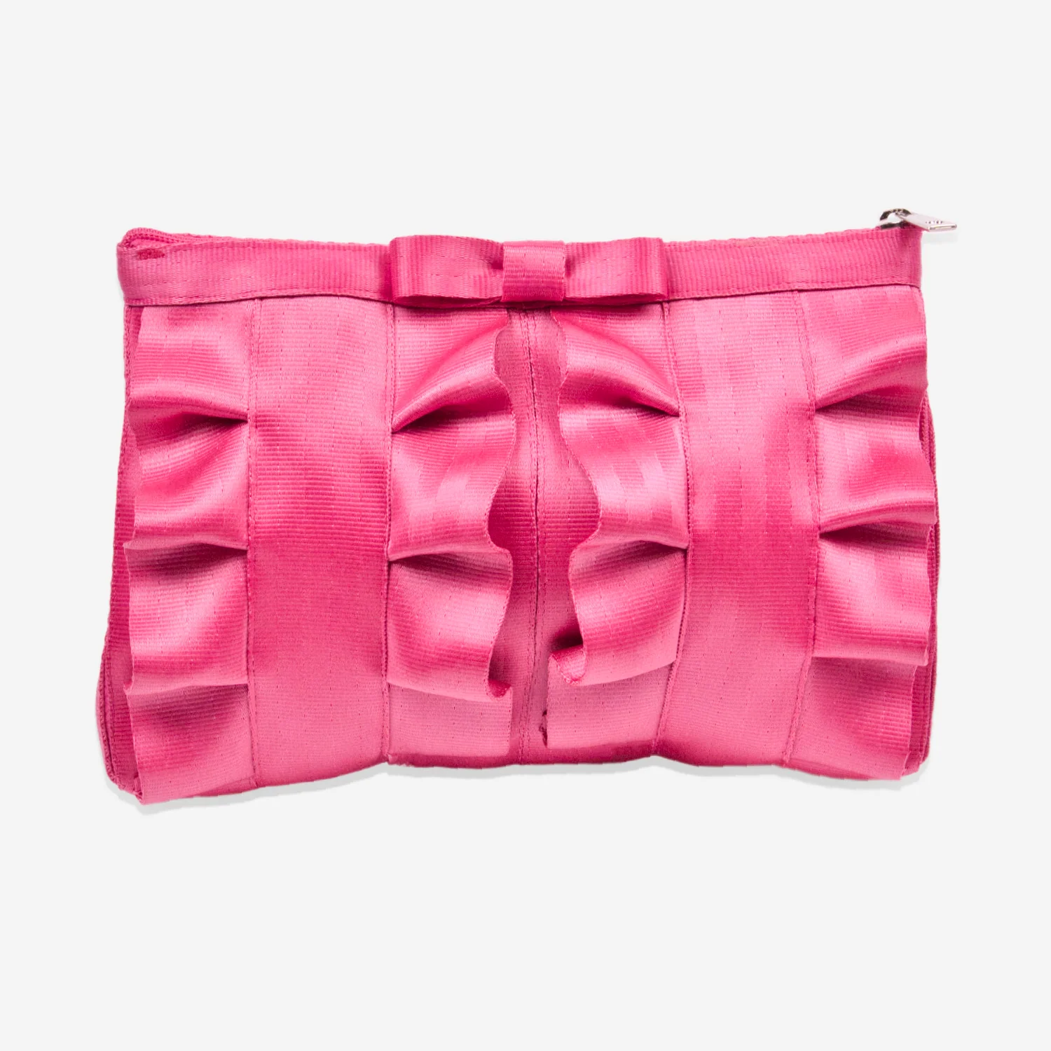 Lola Bow Clutch / Fuchsia