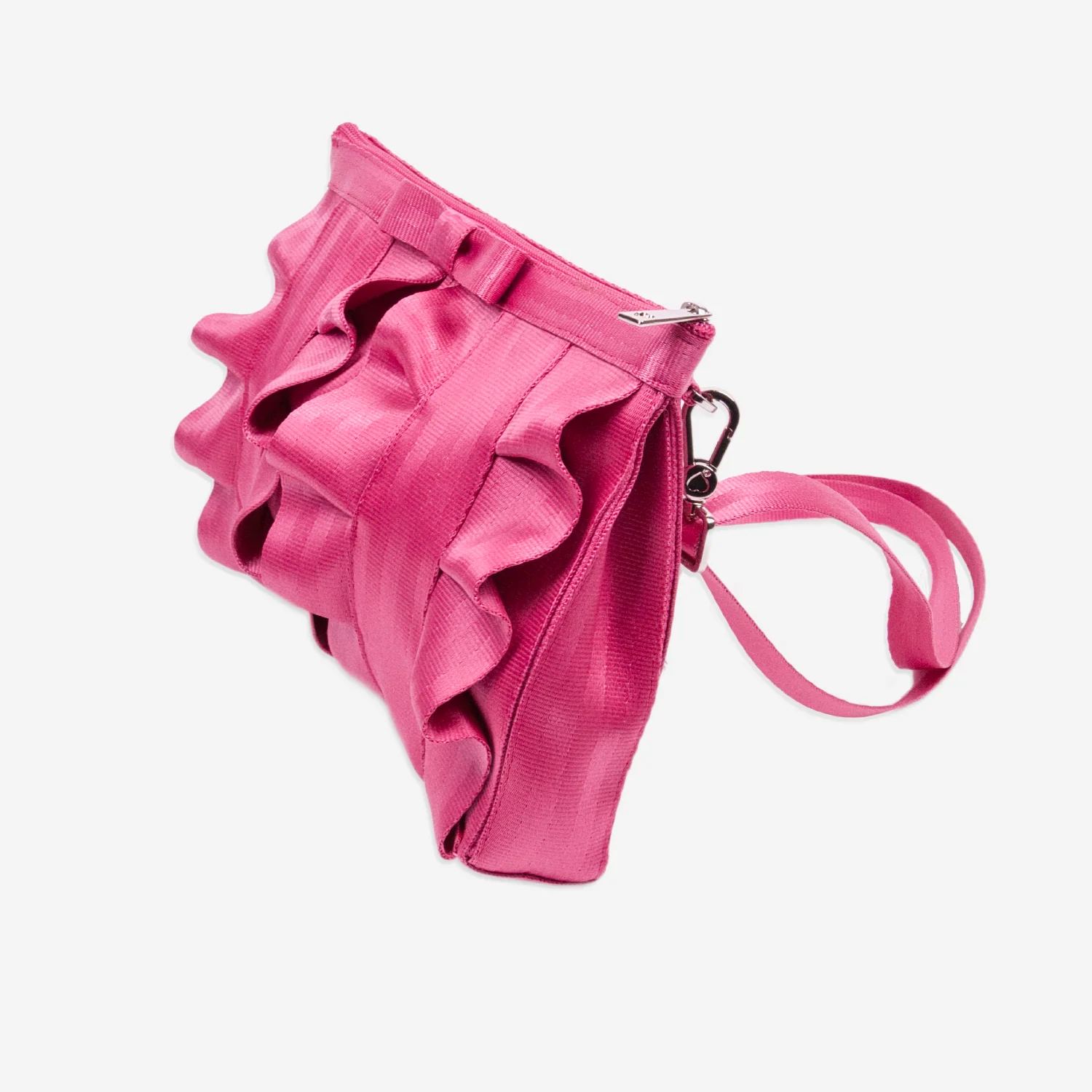 Lola Bow Clutch / Fuchsia - Image 4