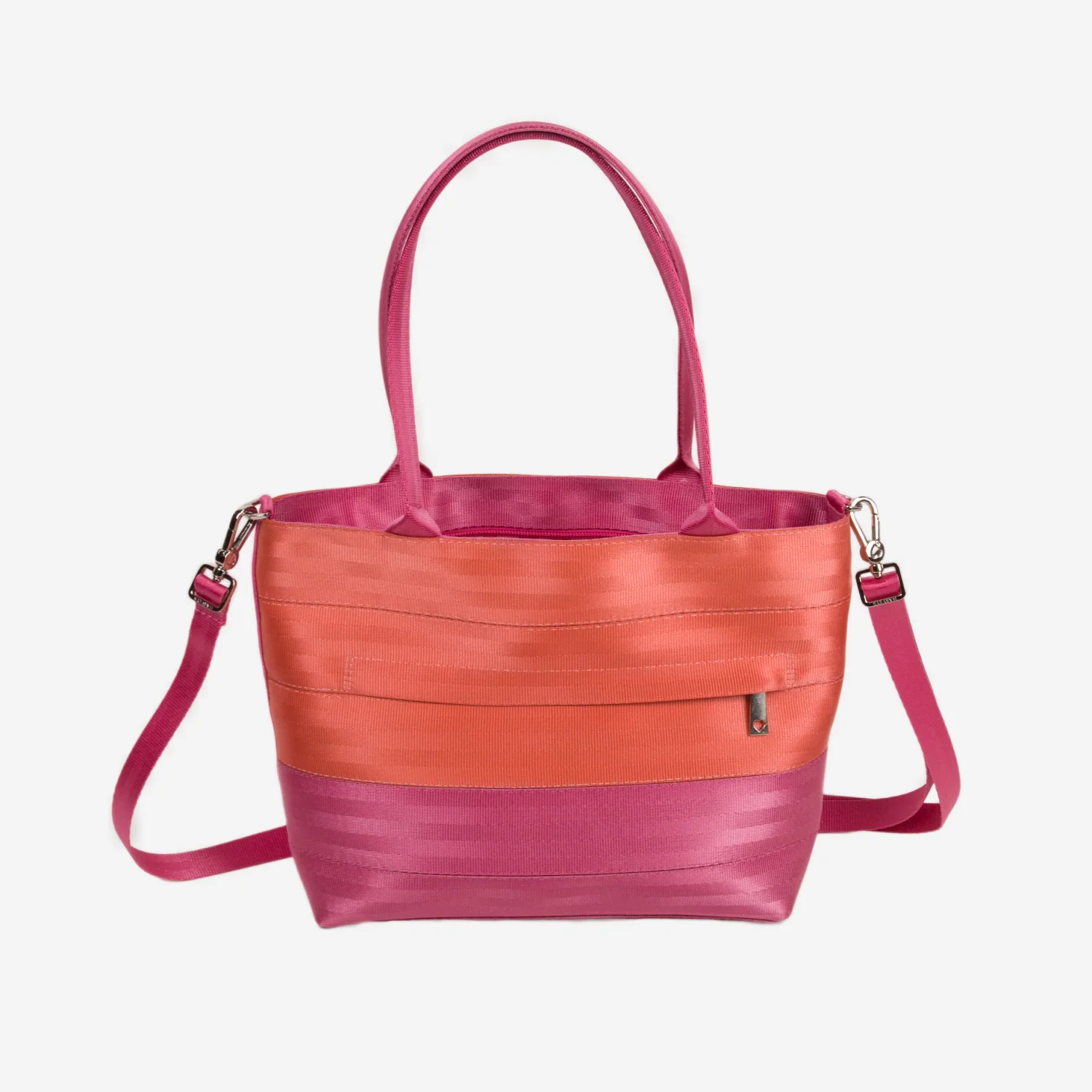 Mini Streamline Tote / Coral N Fuchsia