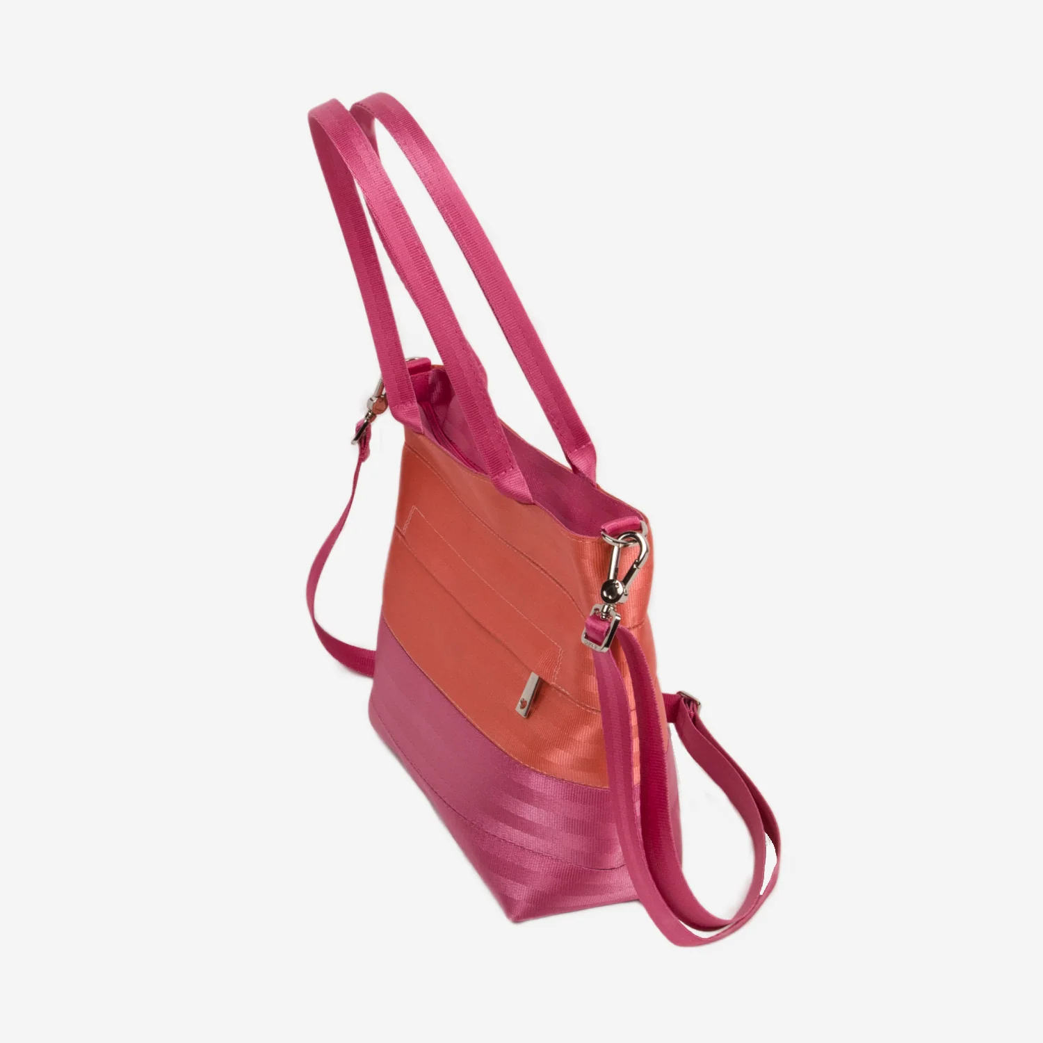 Mini Streamline Tote / Coral N Fuchsia - Image 6