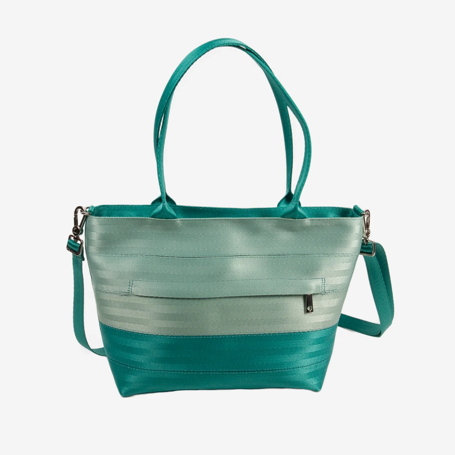 Mini Streamline Tote / Mint N Emerald
