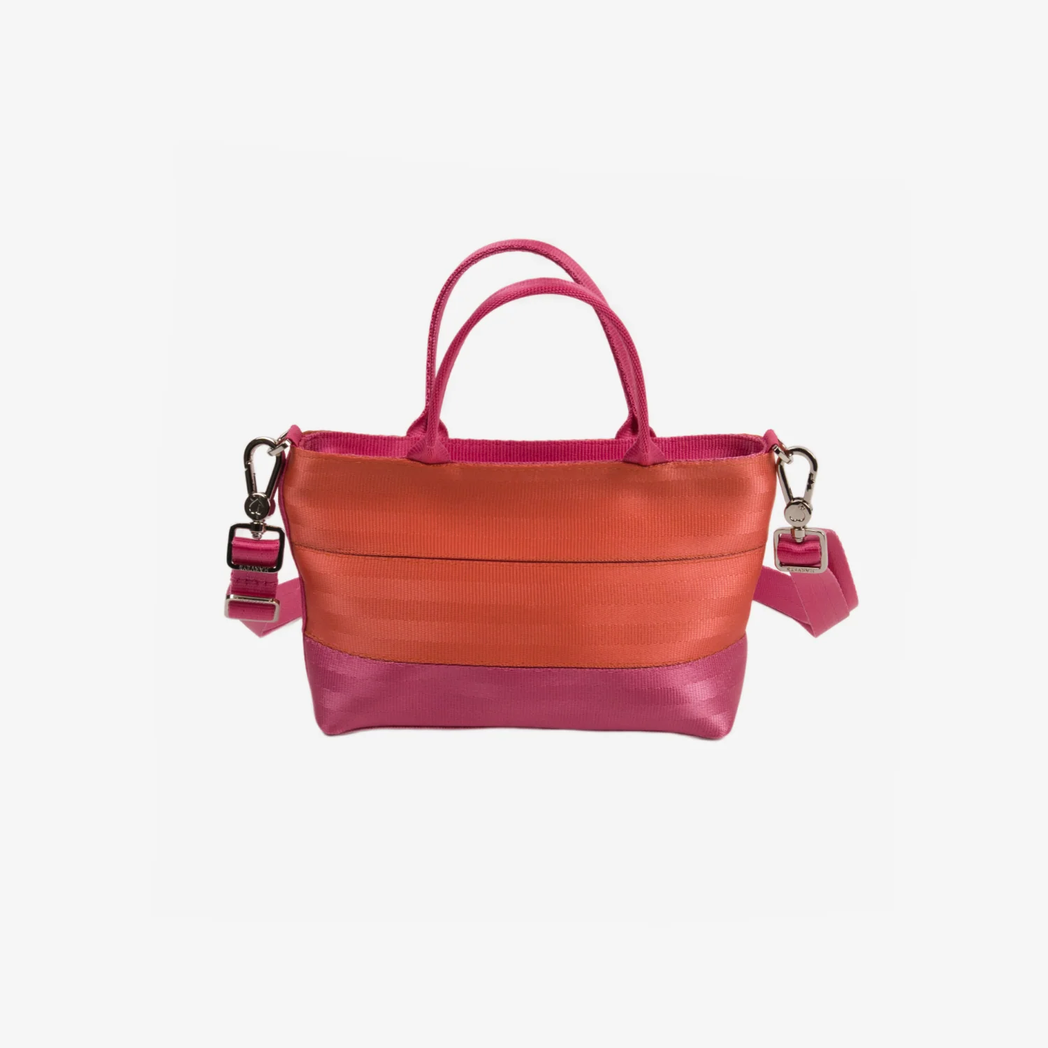 Petite Tote / Coral N Fuchsia