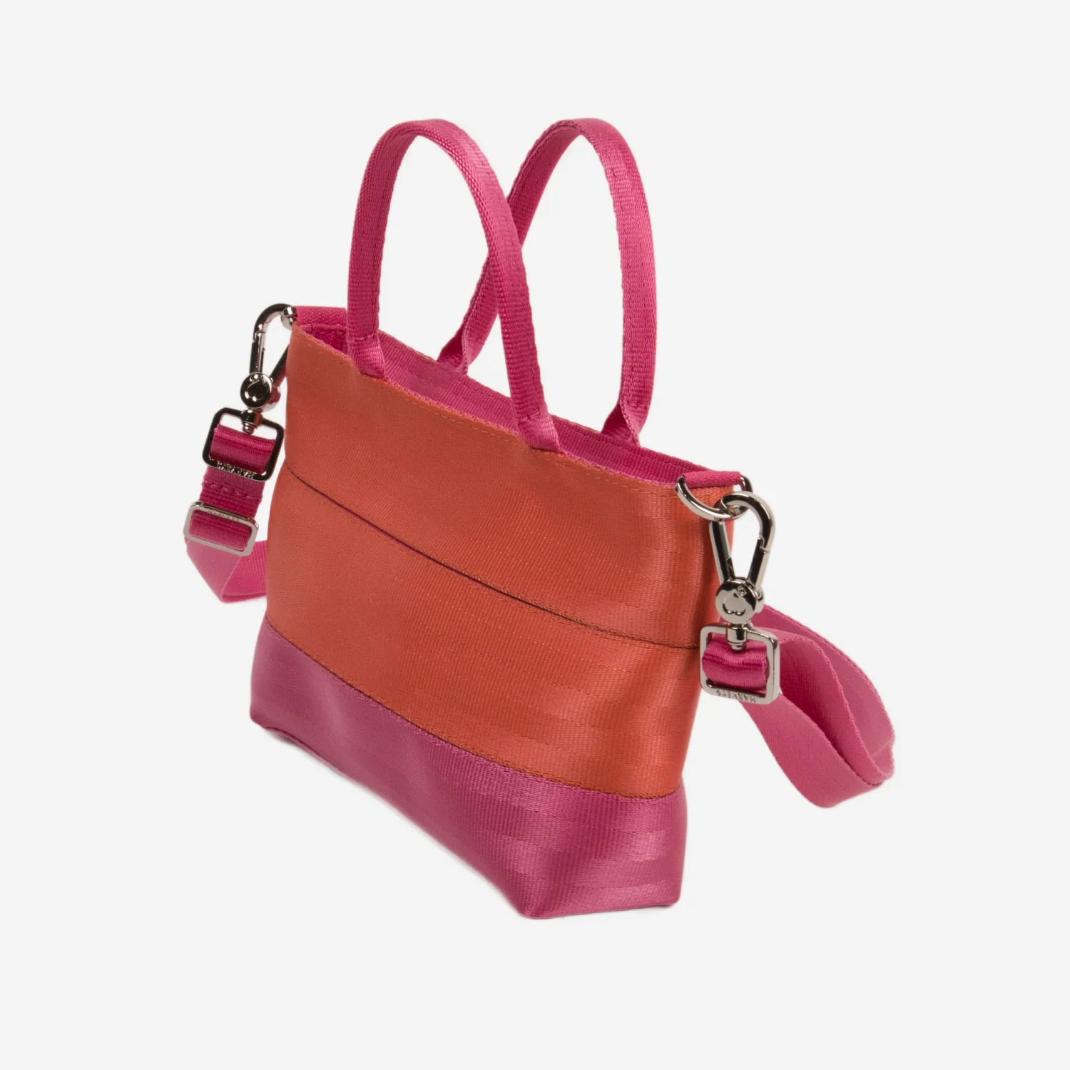 Petite Tote / Coral N Fuchsia - Image 5