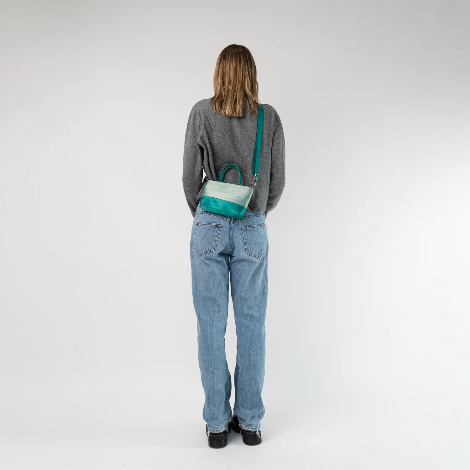 Petite Tote / Mint N Emerald - Image 4