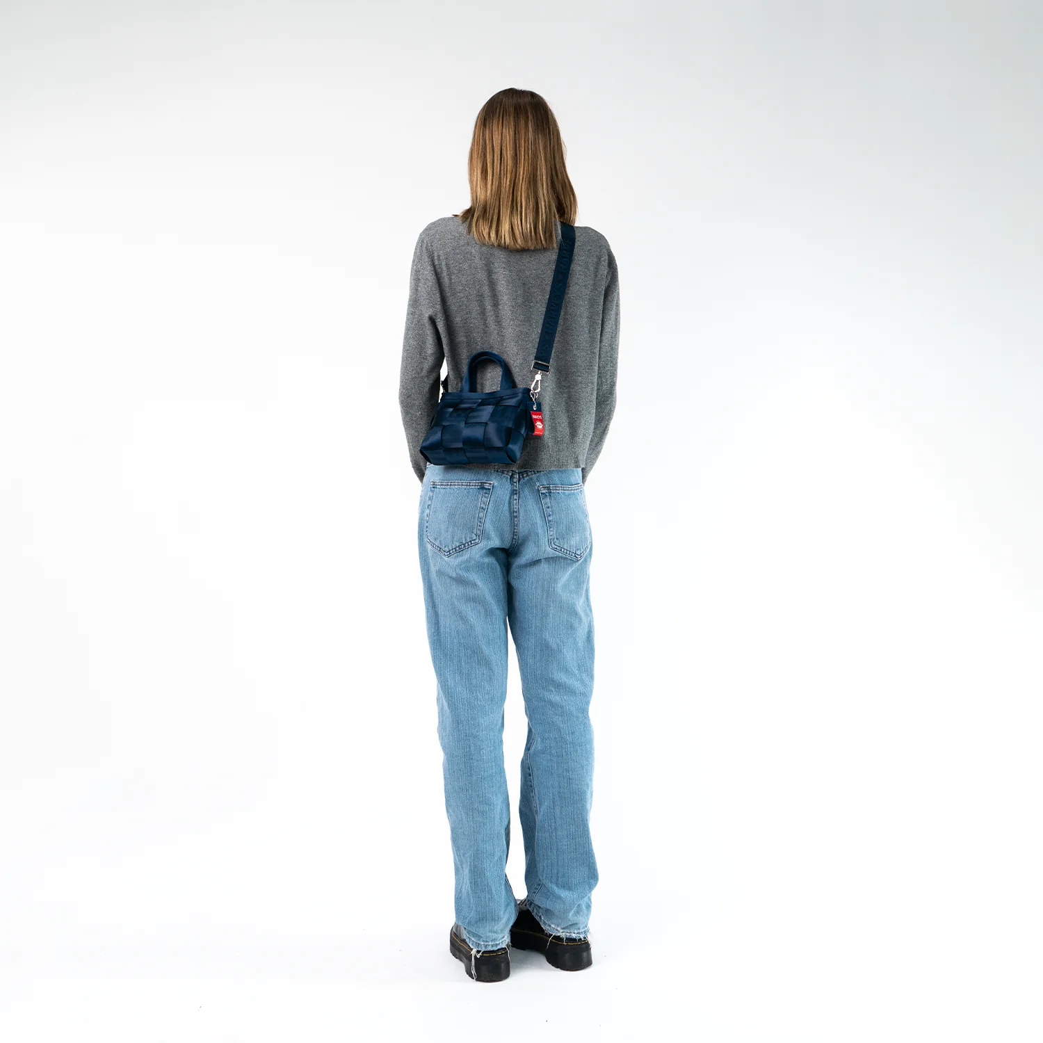 Woven Petite Tote / Indigo - Image 3