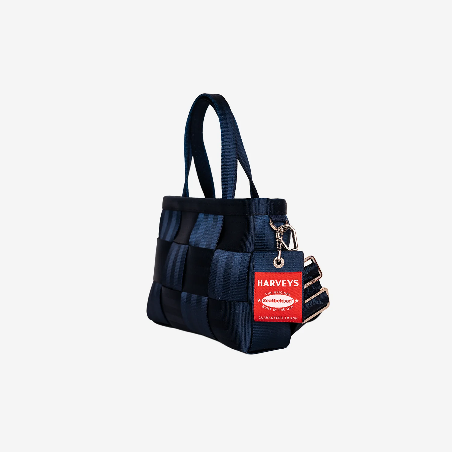 Woven Petite Tote / Indigo - Image 4