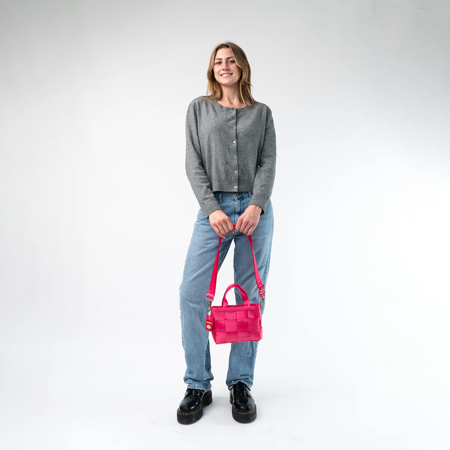Woven Petite Tote / Melon - Image 3