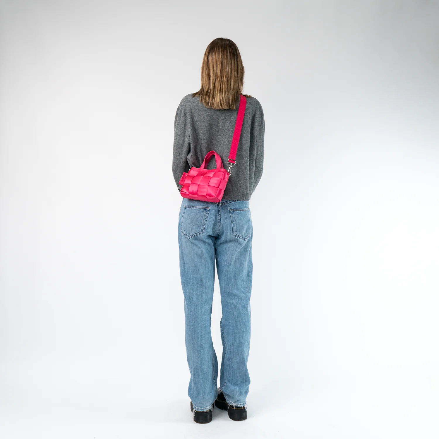 Woven Petite Tote / Melon - Image 4